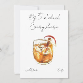 Cocktail och Canape:s pensionering Inbjudningar