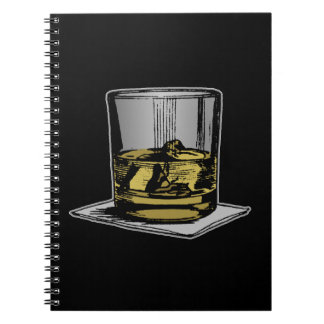 Cocktail- och servett-design anteckningsbok