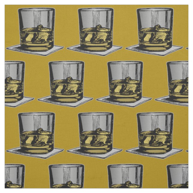 Cocktail och servett design tyg (Provkarta)