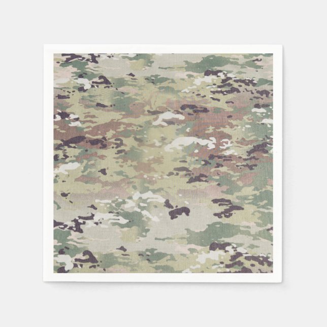 Cocktail Pappersservett Army OCP Camo Uniform Camo (Framsidan)