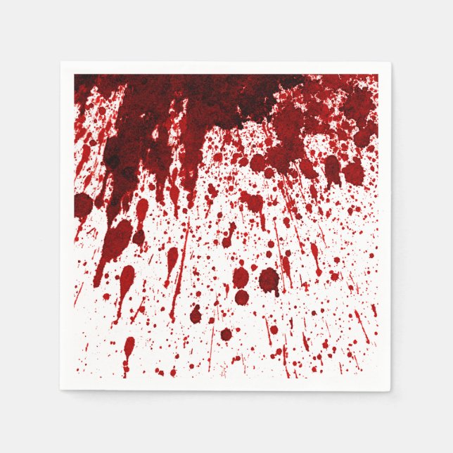 Cocktail Pappersservett Blood Splatter Vampire Got (Framsidan)