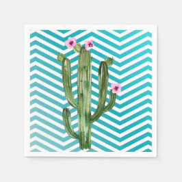 Cocktail Pappersservett Boho Cacti Cactus Succulen