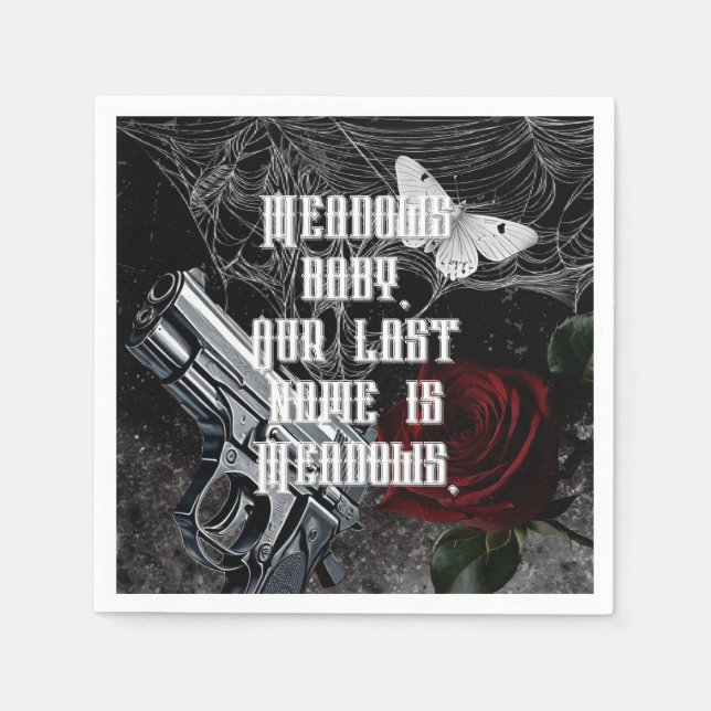 Cocktail Pappersservett Haunting Adeline Zade Mead (Framsidan)