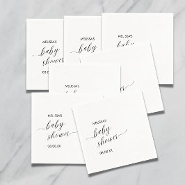 Cocktail Pappersservett Modern Minimalist Simple