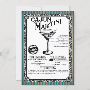 Cocktail-partsinbjudan - Läs beskrivning Inbjudningar