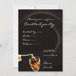 Cocktail-partsinbjudningar Inbjudningar
