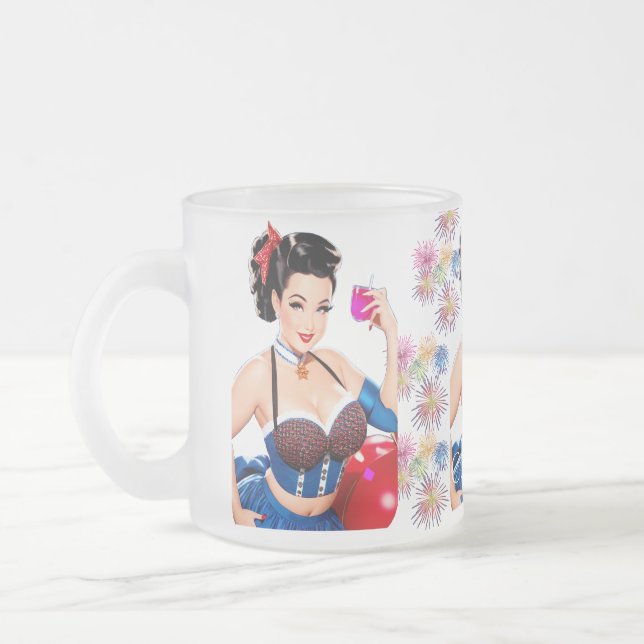 Cocktail Party Girl Thunder_Cove Frostad Glasmugg (Vänster)