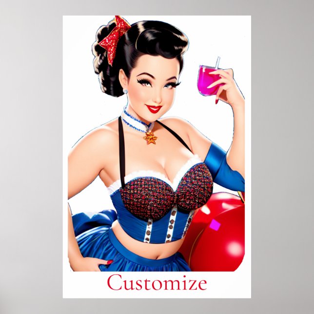 Cocktail Party Girl Thunder_Cove Poster (Framsidan)