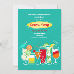 Cocktail Party Inbjudningar
