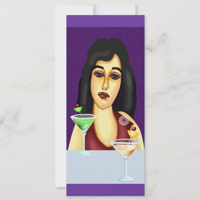 cocktail party inbjudningar (Framsida)