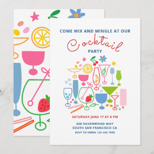 Cocktail Party Inbjudningar
