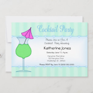 Cocktail Party-inbjudningar. Inbjudningar