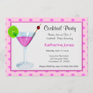 Cocktail Party-inbjudningar. Inbjudningar
