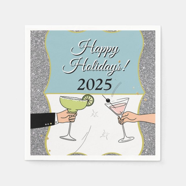 Cocktail party, sofistikerade konversationer, dryc pappersservett (Framsidan)