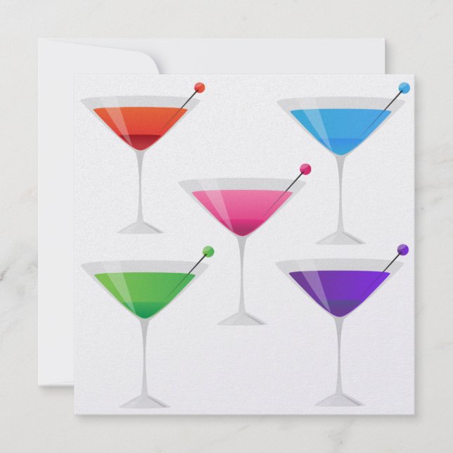 Cocktail PARTY - SRF Inbjudningar (Framsida)