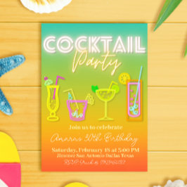 Cocktail Party - Tropical Inbjudningar