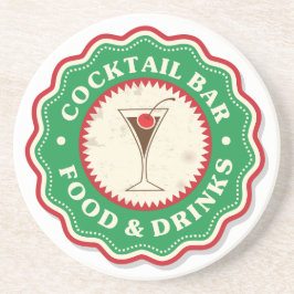 Cocktail Pub Sandstone Drink Underlägg
