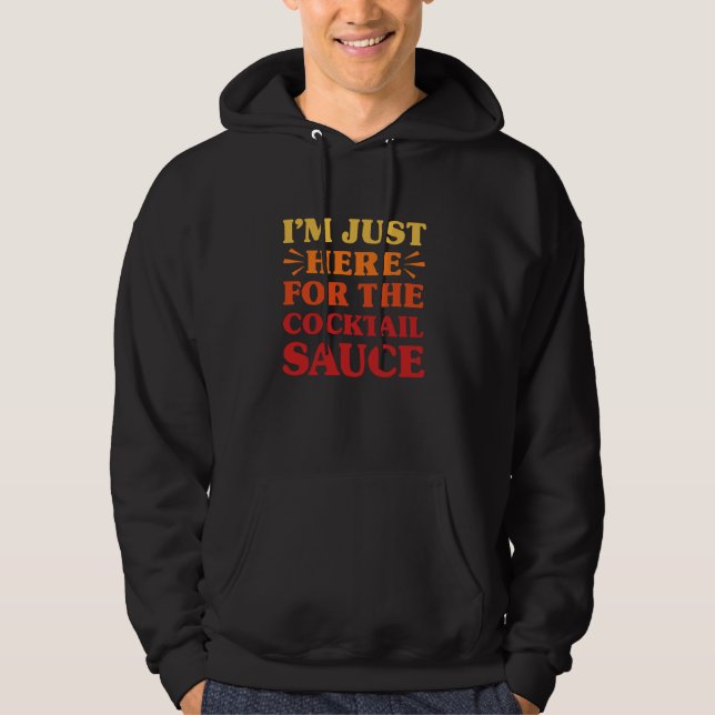 Cocktail Sauce I Kärlek Cocktail Sauce Funny Food  Hoodie (Framsida)