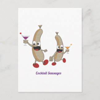 cocktail Sausages Vykort