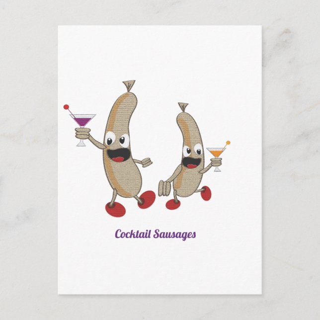 cocktail Sausages Vykort (Framsida)