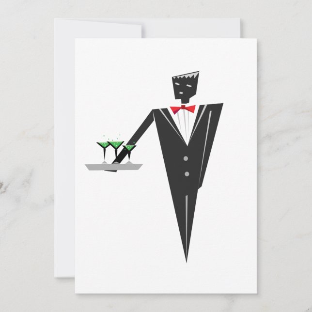 Cocktail-servitör (Framsida)