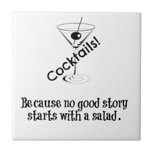 Cocktail Story Kakelplatta