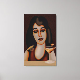 Cocktail-timme Canvastryck