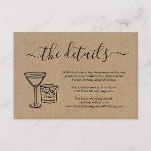 Cocktail Toast Informationsdetaljer Bifogad Kort
