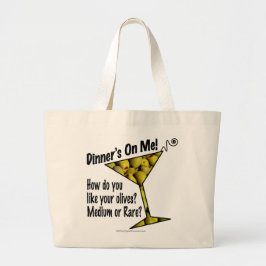 COCKTAIL TOTES Middag! Oliver? Medium eller Sällsy Jumbo Tygkasse