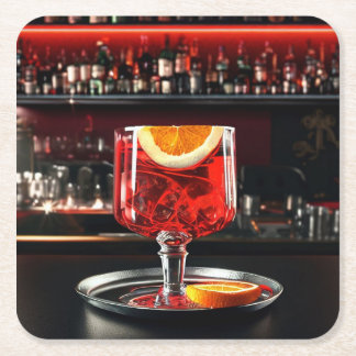 Cocktail Underläggs 02 Underlägg Papper Kvadrat