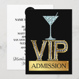 Cocktail VIP-mottagningsinbjudan Inbjudningar