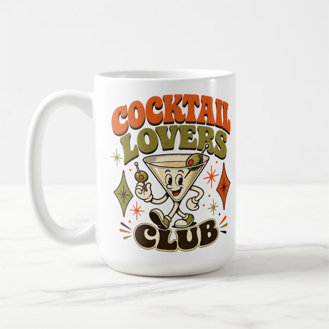 Cocktailälskarklubb Kaffemugg (Vänster)