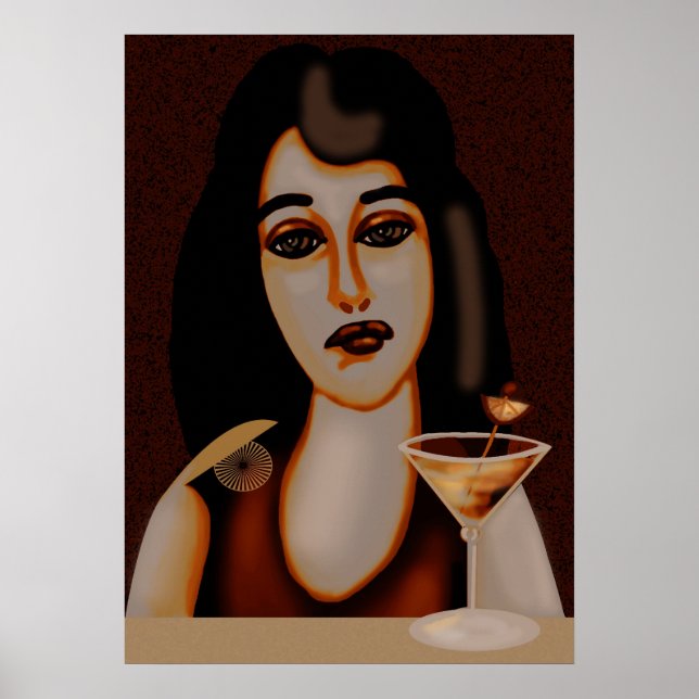 Cocktailkväll Poster (Framsidan)