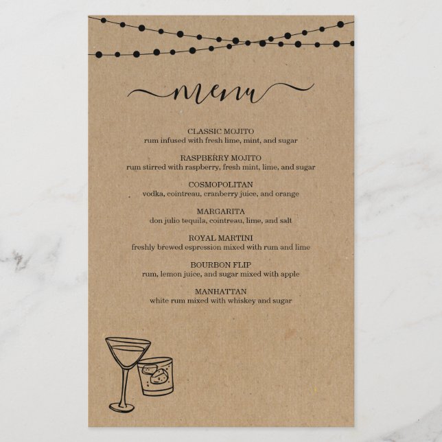 Cocktailmeny (Framsida)