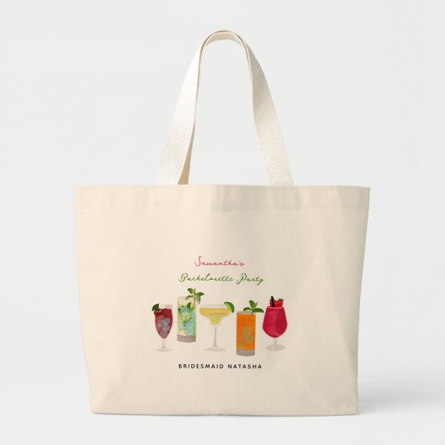 Cocktailparty Drycker Möhippa Jumbo Tygkasse (Framsidan)