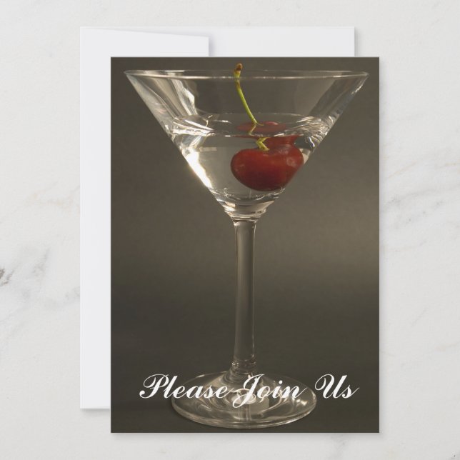 Cocktailpartyinbjudan Inbjudningar (Framsida)
