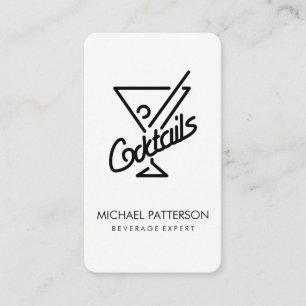 Cocktails / Bartender Visitkort