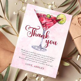 Cocktails Brunch & Bubbly Bröllopsdusch  Tack Kort