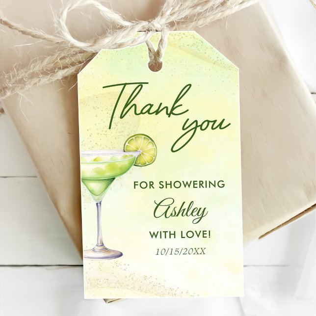 Cocktails Brunch & Bubbly Bröllopsfest  Presentetikett (Skapare uppladdad)