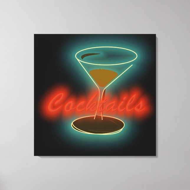 Cocktails Canvastryck (Framsida)