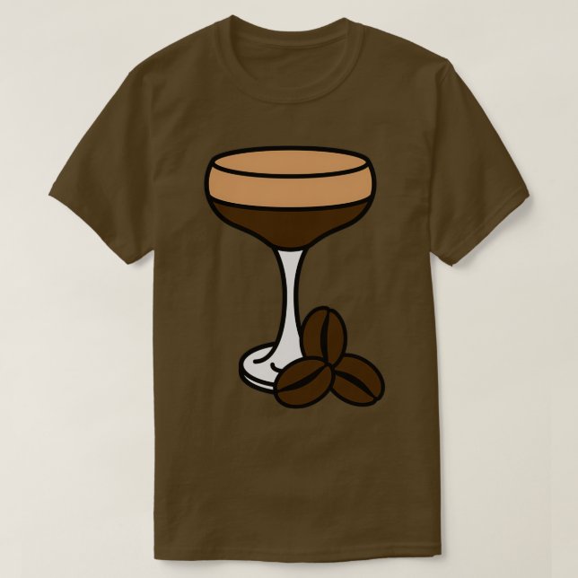 Cocktails Espresso Martini T Shirt (Design framsida)