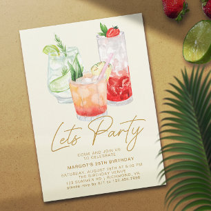 Cocktails Modern Vuxen i alla åldrar Inbjudningar