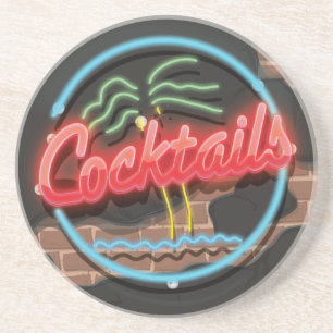 Cocktails Nattklubb Neon Underlägg