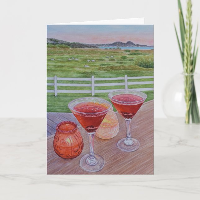 Cocktails på Mission Ranch  Kort (Framsida)