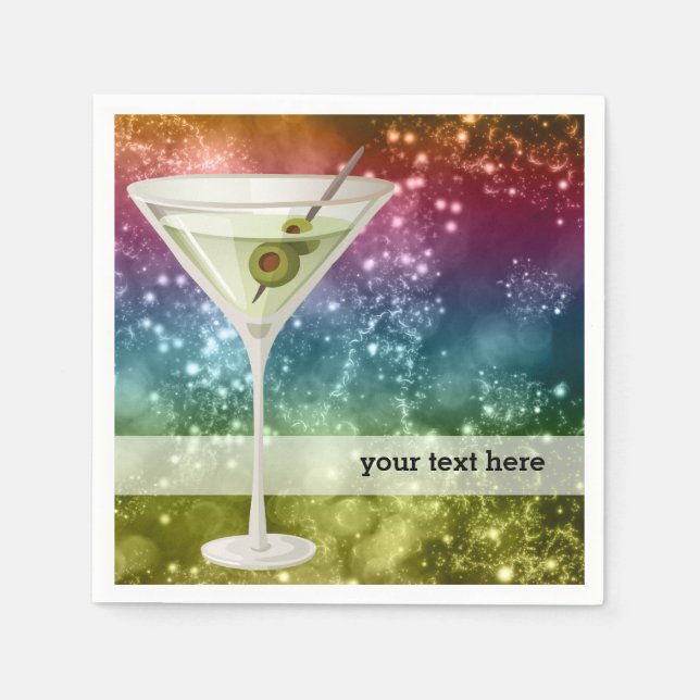 Cocktails Pappersservett (Framsidan)