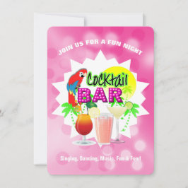 Cocktails Party födelsedag Big Milestone Firande Inbjudningar