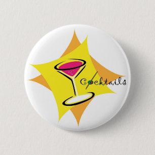 Cocktails Pin Knapp