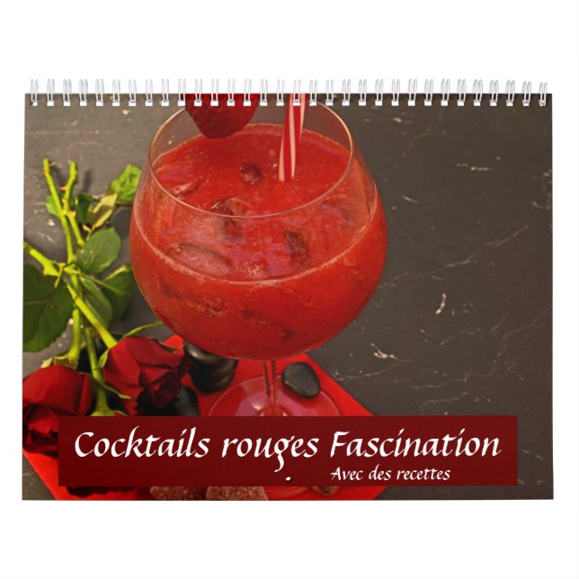 Cocktails rouges Fascination Kalender (Omslag)
