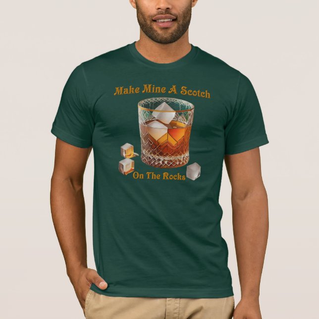 Cocktailtimme - gör min till en skotsk whisky på i t shirt (Framsida)