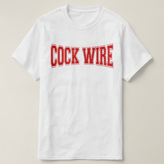 COCKWIRE TEE SHIRT (Design framsida)